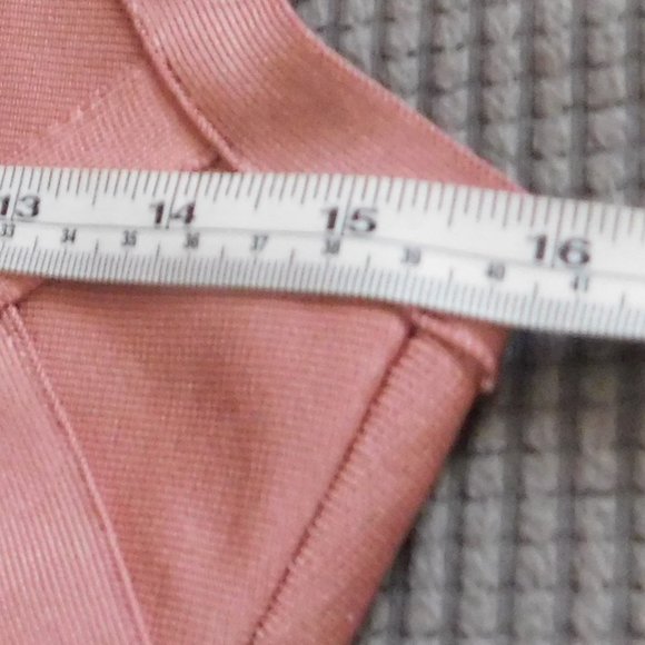 Mauve Bandage Bodycon Dress - Picture 15 of 17